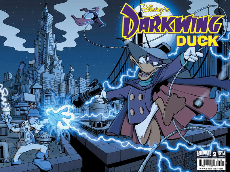 Cover for Darkwing Duck (Boom! Studios, 2010 series) #2 [Second Printing]