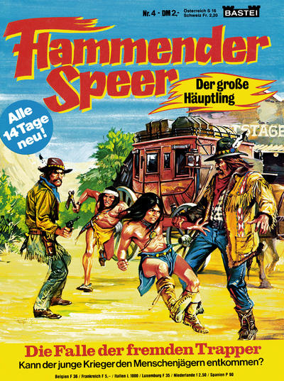 Cover for Flammender Speer (Bastei Verlag, 1979 series) #4