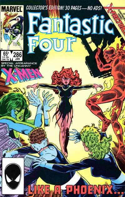 Cover for Fantastic Four (Marvel, 1961 series) #286 [Direct]