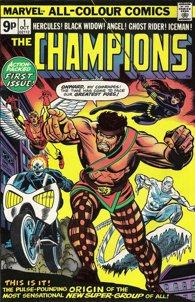 Cover for The Champions (Marvel, 1975 series) #1 [British]