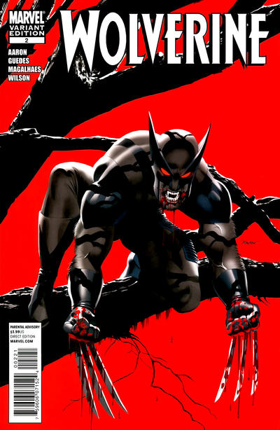 Cover for Wolverine (Marvel, 2010 series) #2 [Vampire Variant]