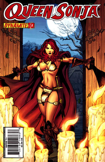 Cover for Queen Sonja (Dynamite Entertainment, 2009 series) #10 [Jackson Herbert Cover]