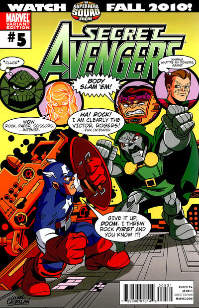 Cover for Secret Avengers (Marvel, 2010 series) #5 [Super Hero Squad Variant]