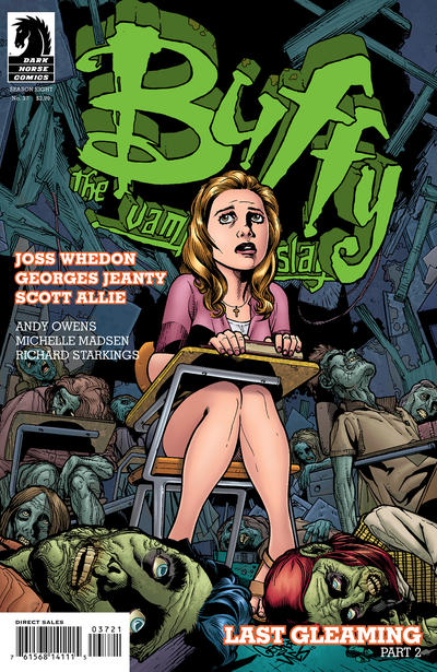 Cover for Buffy the Vampire Slayer Season Eight (Dark Horse, 2007 series) #37 [Alternate Cover - Georges Jeanty, Dexter Vines, & Michelle Madsen]