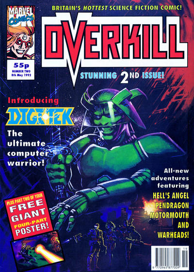 Cover for Overkill (Marvel UK, 1992 series) #2