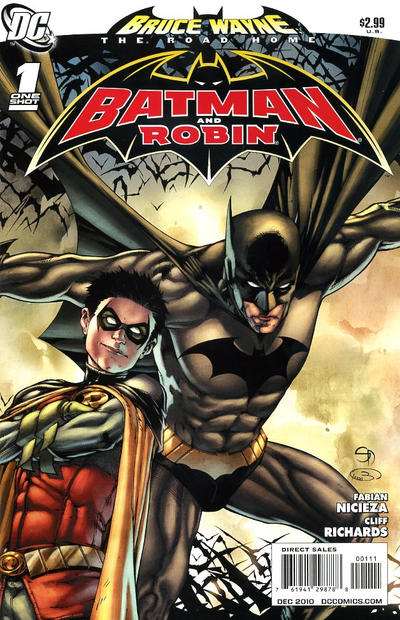 Cover for Bruce Wayne: The Road Home: Batman and Robin (DC, 2010 series) #1