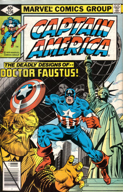 Cover for Captain America (Marvel, 1968 series) #236 [Direct]