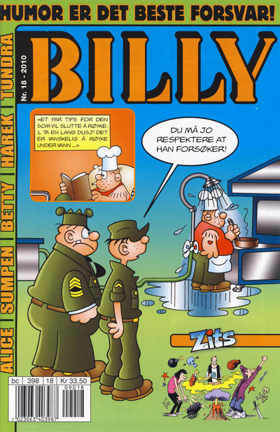 Cover for Billy (Hjemmet / Egmont, 1998 series) #18/2010