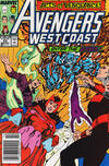 Cover for Avengers West Coast (Marvel, 1989 series) #53 [Newsstand]