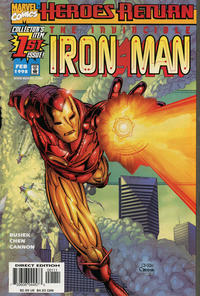 Cover Thumbnail for Iron Man (Marvel, 1998 series) #1 [Direct Edition]