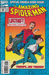 Cover for The Amazing Spider-Man (Marvel, 1963 series) #388 [Direct Edition - Standard Cover]