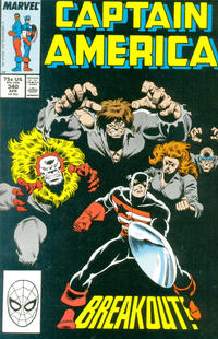Cover Thumbnail for Captain America (Marvel, 1968 series) #340 [Direct]