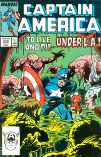 Cover for Captain America (Marvel, 1968 series) #329 [Direct]