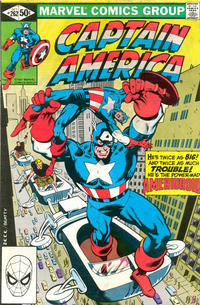 Cover for Captain America (Marvel, 1968 series) #262 [Direct]