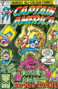 Cover for Captain America (Marvel, 1968 series) #243 [British]