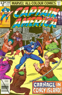 Cover for Captain America (Marvel, 1968 series) #240 [British]