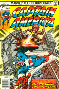Cover for Captain America (Marvel, 1968 series) #223 [British]