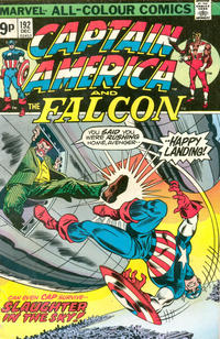 Cover for Captain America (Marvel, 1968 series) #192 [British]