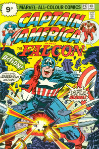 Cover for Captain America (Marvel, 1968 series) #197 [British]