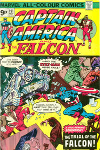 Cover for Captain America (Marvel, 1968 series) #191 [British]