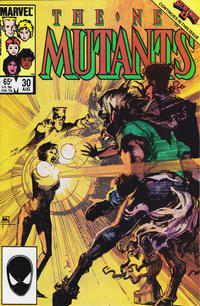 Cover for The New Mutants (Marvel, 1983 series) #30 [Direct]