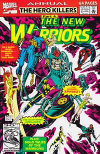 Cover Thumbnail for The New Warriors Annual (Marvel, 1991 series) #2 [Direct]