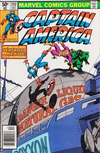 Cover for Captain America (Marvel, 1968 series) #252 [Newsstand]