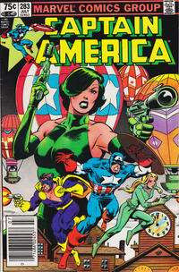 Cover for Captain America (Marvel, 1968 series) #283 [Canadian]