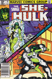 Cover Thumbnail for The Savage She-Hulk (Marvel, 1980 series) #19 [Newsstand]