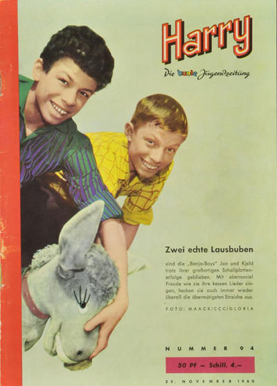 Cover for Harry Die bunte Jugendzeitung (Lehning, 1958 series) #94