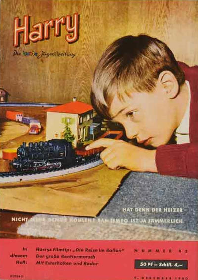 Cover for Harry Die bunte Jugendzeitung (Lehning, 1958 series) #95