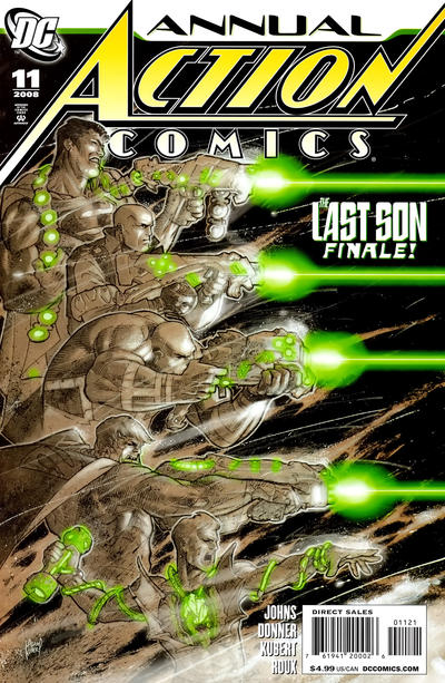 Cover for Action Comics Annual (DC, 1987 series) #11 [Adam Kubert Superman Revenge Squad Cover]