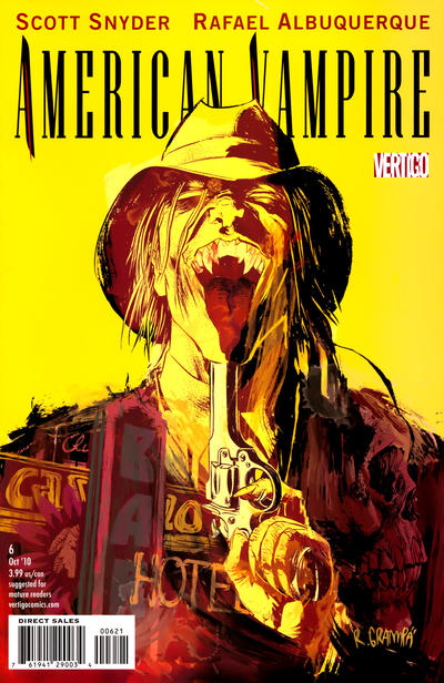Cover for American Vampire (DC, 2010 series) #6 [Rafael Grampá Cover]