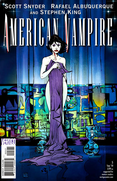 Cover for American Vampire (DC, 2010 series) #5 [Paul Pope Cover]