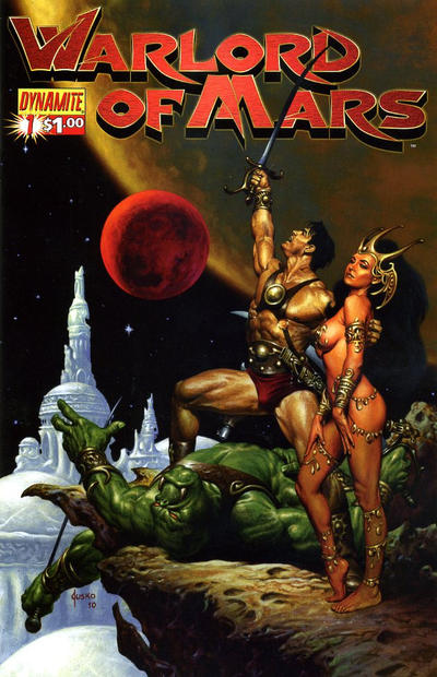 Cover for Warlord of Mars (Dynamite Entertainment, 2010 series) #1 [Cover C - Joe Jusko]