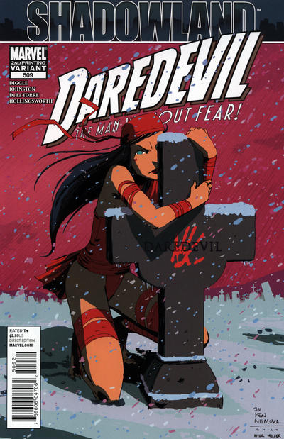 Cover for Daredevil (Marvel, 1998 series) #509 [Second Printing]