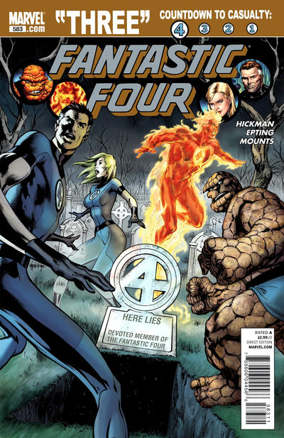 Cover for Fantastic Four (Marvel, 1998 series) #583 [Direct Edition]