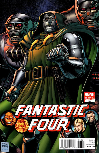Cover for Fantastic Four (Marvel, 1998 series) #583 [Arthur Adams]
