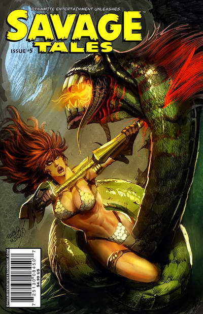 Cover for Savage Tales (Dynamite Entertainment, 2007 series) #5 [Pablo Marcos Cover]