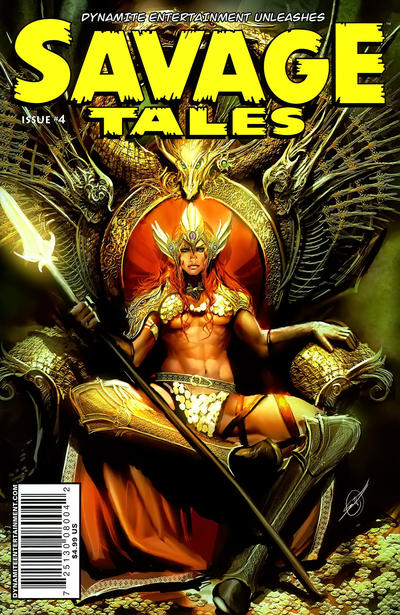 Cover for Savage Tales (Dynamite Entertainment, 2007 series) #4 [Cover A]