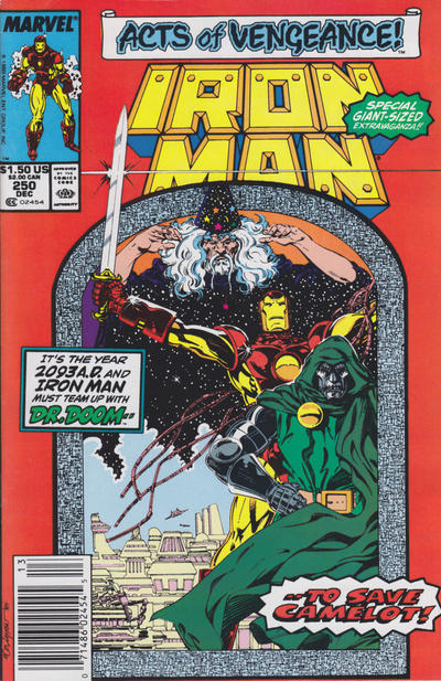 Cover for Iron Man (Marvel, 1968 series) #250 [Newsstand]