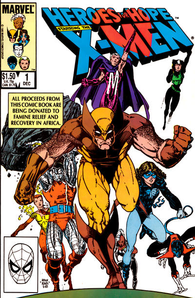 Cover for Heroes for Hope Starring the X-Men (Marvel, 1985 series) #1 [Direct]