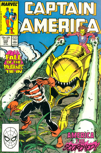Cover for Captain America (Marvel, 1968 series) #339 [Direct]