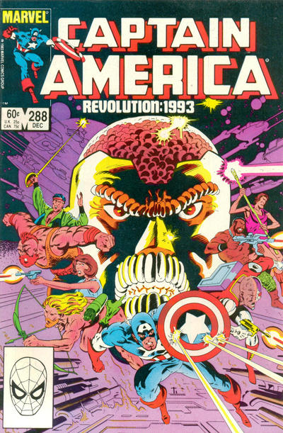 Cover for Captain America (Marvel, 1968 series) #288 [Direct]