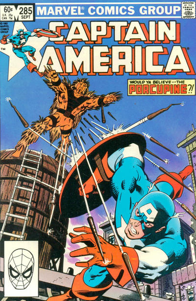 Cover for Captain America (Marvel, 1968 series) #285 [Direct]