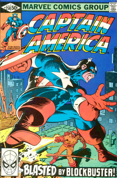 Cover for Captain America (Marvel, 1968 series) #258 [Direct]