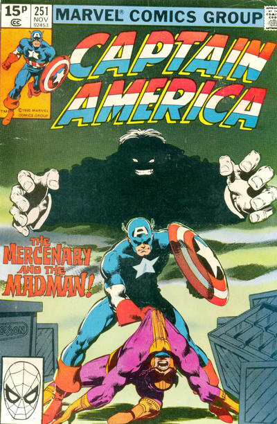 Cover for Captain America (Marvel, 1968 series) #251 [British]