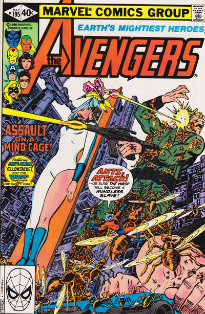 Cover for The Avengers (Marvel, 1963 series) #195 [Direct]