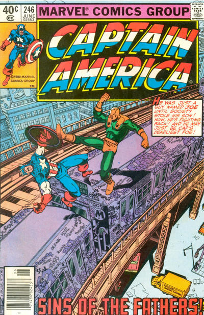 Cover for Captain America (Marvel, 1968 series) #246 [Newsstand]