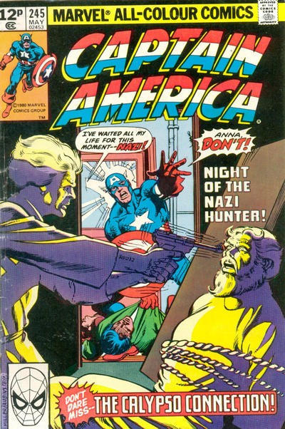 Cover for Captain America (Marvel, 1968 series) #245 [British]